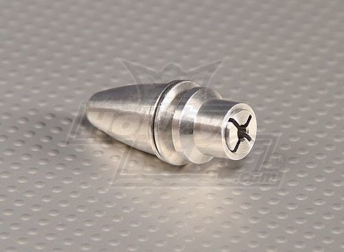 Adaptador De Hélice Com Spinner Alumínio Colet Eixo 3mm